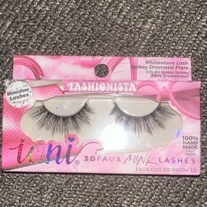 NIB IONI Fashionista Rhinestone Lash 3D Faux Mink Lashes